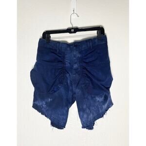Wasted Co Mens Blue Bubble Pocket Short Made From Recycled Fabric One Of A Kind